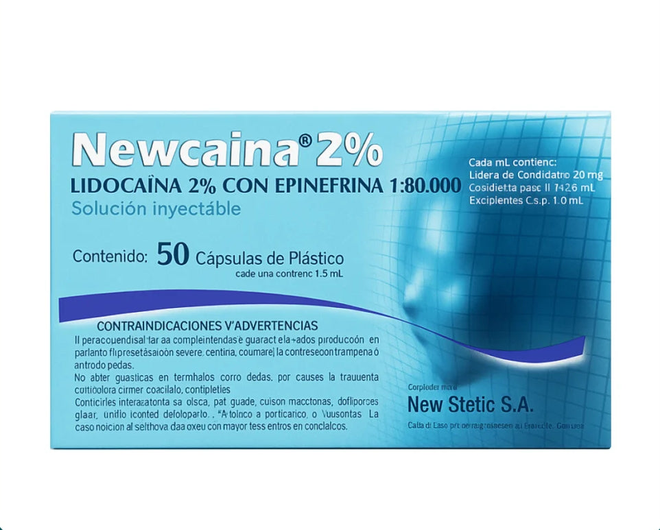 NEWCAINA 2% Lidocaína con Epinefrina